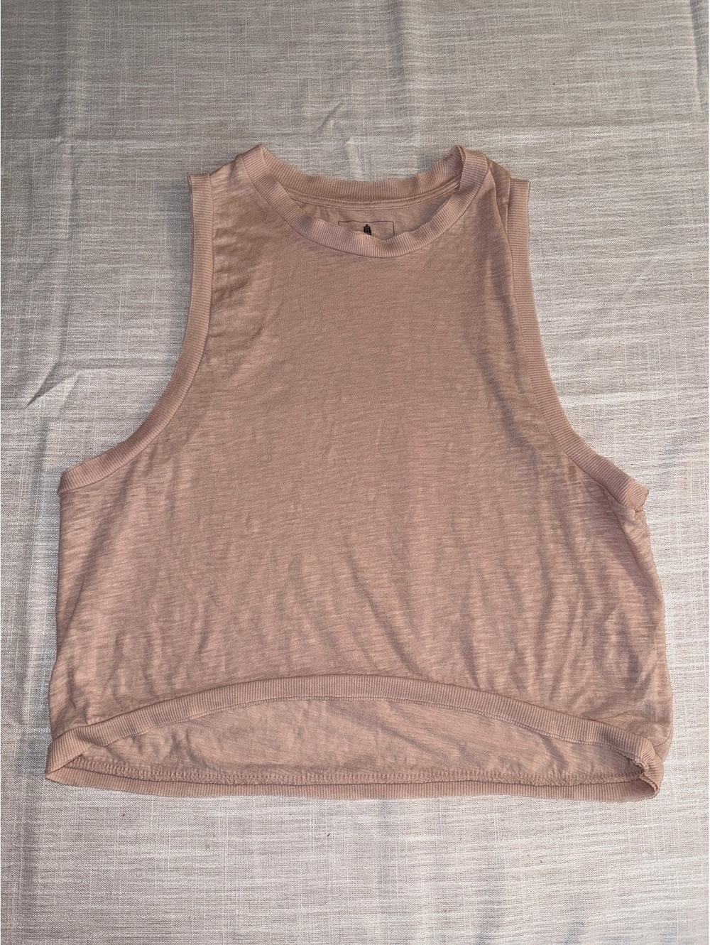 Free people Pink Sleeveless Crop Top XS